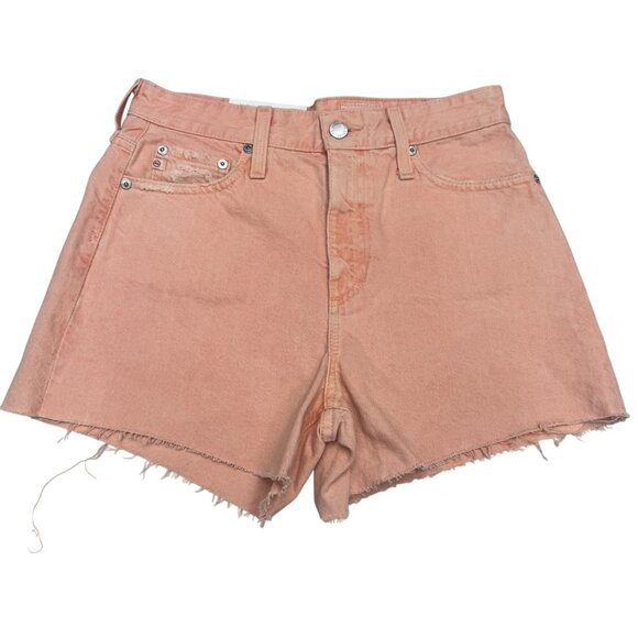 Ag Adriano Goldschmied Pants - NEW AG Alexxis High-Rise Wedgie Cut Off Shorts Womens 100% Cotton, Size 26